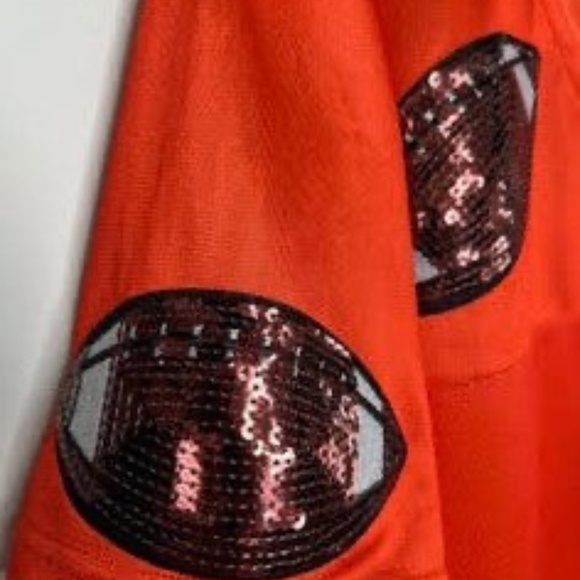 Game Day Orange Football Jersey - Picture 3 of 3